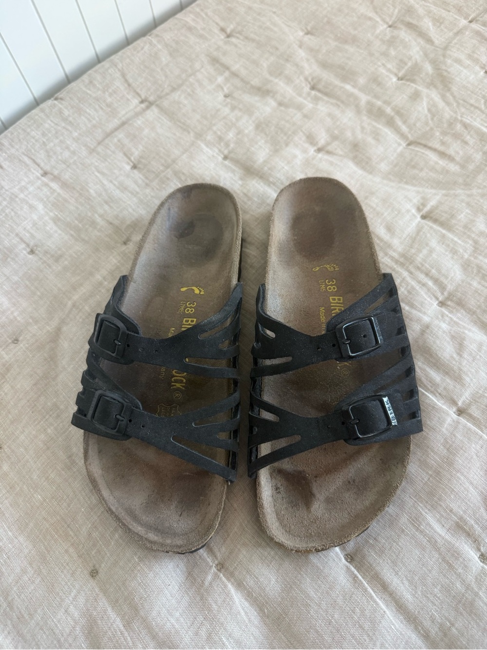 Birkenstock Granada Sandals in Black Size 38/ US7.5